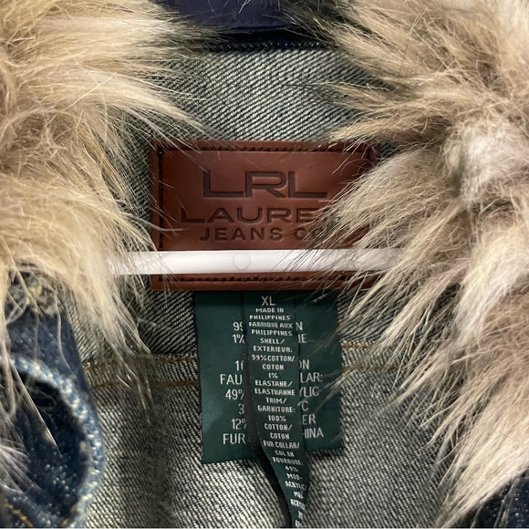 Denim Jacket with Fur - Picture 4 of 5
